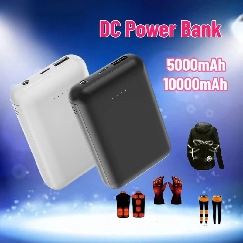 Power Bank 5000mAh 10000mAh Portable Charger External Battery Pack for Cooling Heated Jacket Power Bank