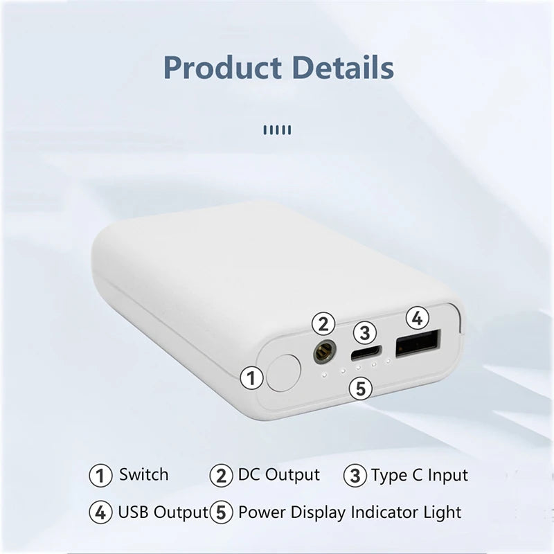 Power Bank 5000mAh 10000mAh Portable Charger External Battery Pack for Cooling Heated Jacket Power Bank